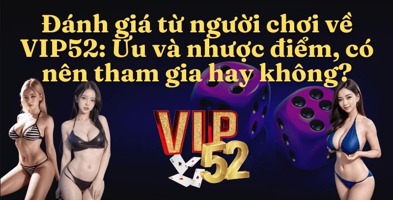 Đánh giá của người chơi về nền tảng game bài Game Bài Đổi Thưởng Vip52